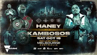 Devin Haney vs George Kambosos 2 Kickoff Press Conference