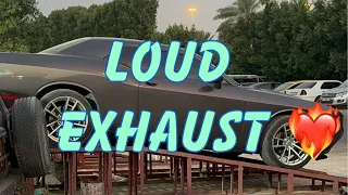 LOUDEST EXHAUST SETUP FOR DODGE CHALLENGER