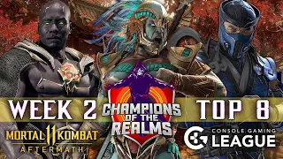 Champions of the Realms: Week 2 TOP 8 - Tournament Matches - MK11