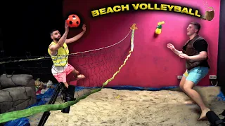 BEACH VOLLEYBALL im STUDIO mit BESTRAFUNG für die KLICKS