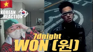 🇻🇳🇰🇷🔥Korean Hiphop Junkie react to 7dnight - WON (원) (VN/ENG SUB)