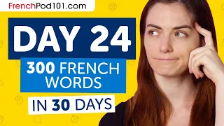 Day 24: 240/300 | Learn 300 French Words in 30 Days Challenge