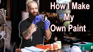 How I Make My Own Oil Paints. Making Painting from the Pigments. Cesar Santos vlog 096