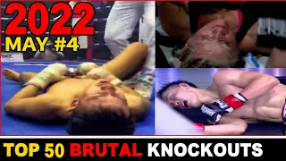 Top 50 MUAYTHAI•MMA•BOXING•KICKBOX Best Knockouts ► MAY 2022 #4