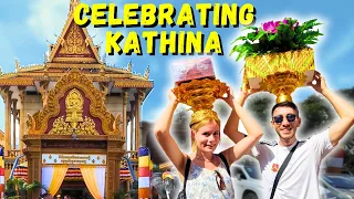 🇰🇭 FOREIGNERS celebrate KATHINA FESTIVAL with LOCALS! First impressions of Phnom Penh!