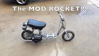 The Mod Rocket - Mini Scooter Gas Conversion