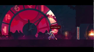 Dead Cells - Sword + Parry(Shield) + Double CC(Ice Grenades) Build - The Time Keeper Boss Fight