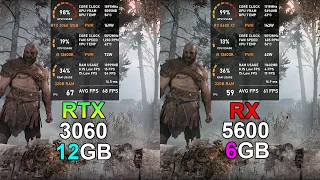 RTX 3060 12GB vs RX 5600 XT - Test in 10 Games (Tested in 2023)