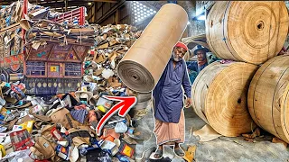 How to Make a Cardboard Carton Box in factory | How They Recycle Waste material to make cardboard