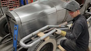Fabricating fenders from scratch out of exhaust tubing ✅