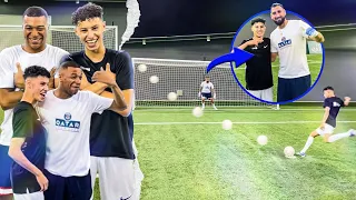 I LEFT MBAPPÉ SPEECHLESS!😱 Football challenges vs Neymar, Donnarumma & Mbappé