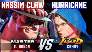 SF6 ▰ NASSIM CLAW (E.Honda) vs HURRICANE (Cammy) ▰ High Level Gameplay