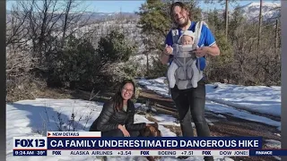 Couple found dead on California hiking trail likely tried to save baby, report says