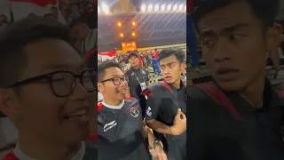 PRATAMA ARHAN TIDAK BOLEH MASUK KE LAPANGAN?!😱 TIMBOI SELEBRASI KEMENANGAN TIMNAS U-22🇮🇩👏🥇