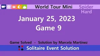 World Tour Mini Game #9 | January 25, 2023 Event | Spider Hard