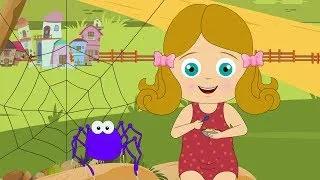 Nursery Rhyme Street | Little Miss Muffet | Popular Nursery Rhymes and Kids Songs - Ep. 12