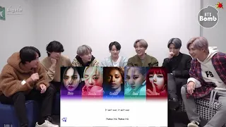 BTS reaction BLACKPINK "bet you wanna "