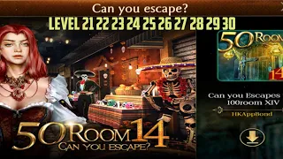 Can you Escape the 100 room 14 Level 21 22 23 24 25 26 27 28 29 30 Walkthrough