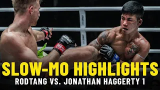 Rodtang Jitmuangnon vs. Jonathan Haggerty | Slow-Mo Fight Highlights