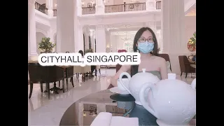 A Day at Cityhall, SINGAPORE | VLOG | afternoon tea + national gallery