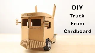How To Make  Monster Container Truck Toy From Cardboard - Amazing DIY