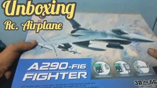 Review Rc airplane Xk A290 -f16 fighter gyro dan stabil