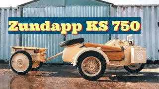 Реставрация военного мотоцикла Цундапп КС 750/Zundapp KS-750