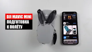 DJI Mavic Mini подготовка к полёту!