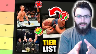 Ranking All My Favorite Moments in UFC History | Tier List