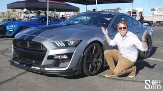 NEW SHELBY GT500 First Drive and 10.7s 1/4 Mile Drag Strip!