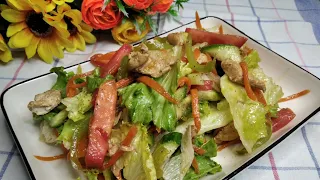 BU SALATA INANILMAZ! Her gün yapıyorum 💯 Aysberg salatası!