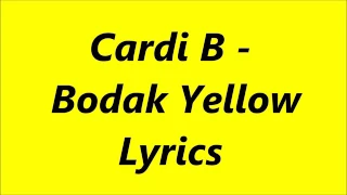 Bodak yellow lyrics video