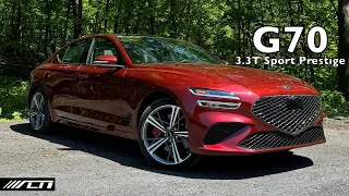 2024 Genesis G70 3.3T Sport Prestige First Look Review and Drive /// The LAST Korean Sports Sedan?