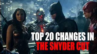 The top 20 changes in Zack Snyder's Justice League | 2021