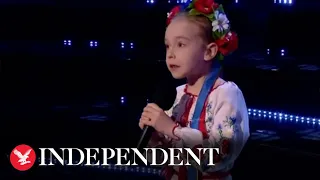 Ukrainian girl who sang ‘Let It Go’ in bomb shelter wows at Welsh choir contest