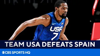 Team USA Basketball Defeats Spain to Advance to Men's Semifinals | Tokyo Olympics | CBS Sports HQ