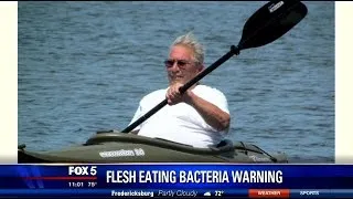 Flesh-eating bacteria found in Chesapeake Bay nearly kills Md. man