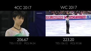 Yuzuru Hanyu FS - Hope & Legacy | 4CC vs Worlds