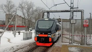 Электропоезд ЭП2ДМ-0300 "ЦППК" сообщением Электрогорск-Апрелевка.