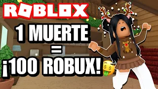 SI MUERO REGALO 100 ROBUX 😈 / MURDER MYSTERY 2 / MICHI ROBLOX