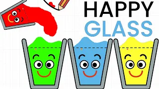 Happy Glass 3 Stars Walkthrough Level 501 to 525 iOS Gameplay