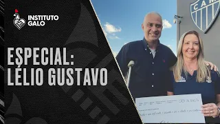 LÉLIO GUSTAVO CONHECE ARENA MRV E RECEBE CHEQUE SIMBÓLICO DO INSTITUTO GALO!