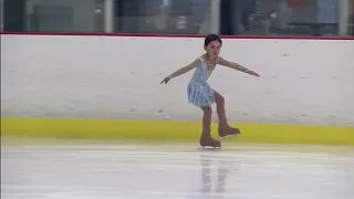 5 years old Kate Figure Skating Alpha level Won 1st Place on 2017 Aliso Viejo Open Competition