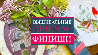 123. Настроение мая 🤭| Много финишей | Запорола хардангер 😢 | Вышивка крестом