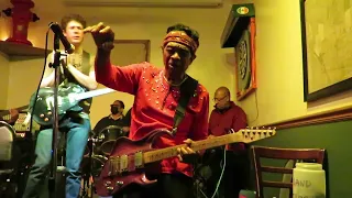 Billy Davis Rhythm Machine Band performed "Hoochie Coochie Man" by Muddy Waters.