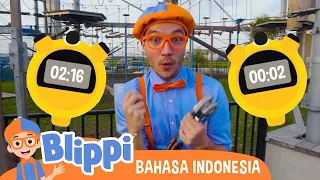 Blippi Mengunjungi Taman Petualangan Luar Ruangan | Blippi Bahasa Indonesia - Video Anak-Anak