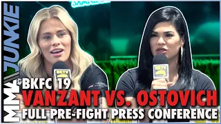 BKFC 19 Paige VanZant vs. Rachael Ostovich: Pre-fight press conference