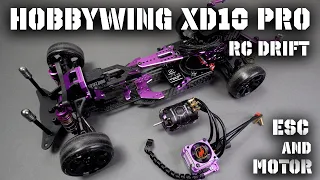 HobbyWing XD10 Pro RC Drift ESC and Motor Combo | Sound Test and Driving