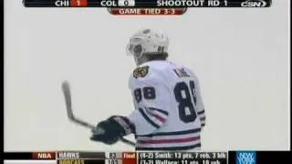 Patrick Kane (CHI) vs. Craig Anderson (COL) Shootout November 6, 2009