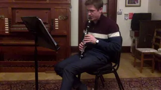 Béla Bartók - The Miraculous Mandarin 2st clarinet solo (Bb clarinet)